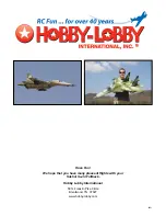 Предварительный просмотр 16 страницы Hobby-Lobby SU-34 Fullback User Manual