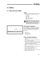 Предварительный просмотр 8 страницы Hobby 350 TB De Luxe Operation Manual