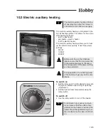 Предварительный просмотр 98 страницы Hobby 350 TB De Luxe Operation Manual