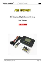 HOBBYEAGLE A3 Super II User Manual preview