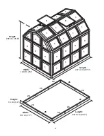 Preview for 4 page of HobbyGrower Enthusiast PC Greenhouse 6"x8" Assembly Instructions Manual