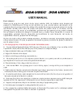 HobbyKing 20A UBEC User Manual preview