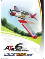 Предварительный просмотр 1 страницы HobbyKing AT-6 Texan Operating Manual