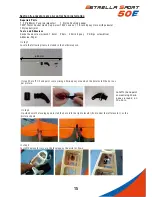 Предварительный просмотр 15 страницы HobbyKing Estrella Sport-50E Assembly Manual