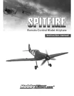 Предварительный просмотр 1 страницы HobbyKing spitfire Instruction Manual