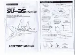 HobbyKing SU-35 FIGHTER Assembly Manual предпросмотр