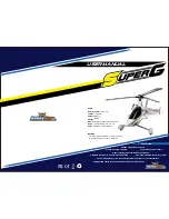 Предварительный просмотр 1 страницы HobbyKing SuperG User Manual