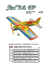 HobbyKing YAK 54 EP ARF Instruction Manual предпросмотр