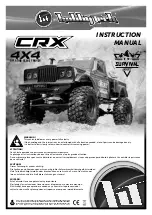 Hobbytech 1.CRX.RTR Instruction Manual preview