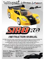 Предварительный просмотр 1 страницы Hobbytech STR8-RG Instruction Manual