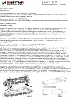 Hobbytrain E-Lok E17 Manual preview