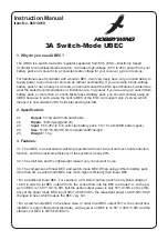 Предварительный просмотр 3 страницы Hobbywing 3A UBEC Instruction Manual