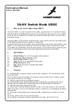 Предварительный просмотр 3 страницы Hobbywing 5A-HV UBEC Instruction Manual