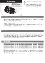 Hobbywing Xerun V10 G3R JMRCA User Manual предпросмотр