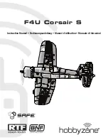 Preview for 1 page of HobbyZone F4U Corsair S Instruction Manual