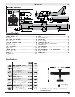 Preview for 3 page of HobbyZone Sportsman S Plus Instruction Manual