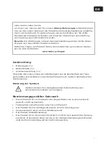 Preview for 1 page of Hoberg 05305 Operating Instructions Manual