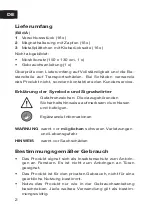 Preview for 2 page of Hoberg 07660 Manual