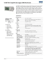 Hobo MX1101 Manual preview