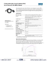 Hobo S-LIA-M003 Manual preview