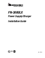 Preview for 1 page of Hochiki America FN-300ULX Installation Manual