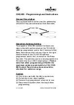 Hochiki CHQ-BS Programming Instructions предпросмотр