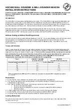 Предварительный просмотр 1 страницы Hochiki CHQ-WS2 Installation Instructions