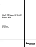 Предварительный просмотр 1 страницы Hochiki FireNET Vapor VPR-SD1 Product Manual