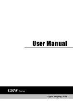 Hocom GRW Series User Manual preview