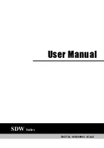 Preview for 1 page of Hocom SDW Series User Manual