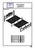 Предварительный просмотр 2 страницы Hodedah 803 FULL BED Manual