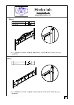 Предварительный просмотр 5 страницы Hodedah 803 FULL BED Manual