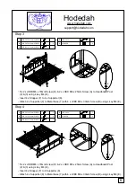 Предварительный просмотр 6 страницы Hodedah 803 FULL BED Manual