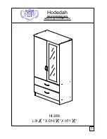 Hodedah HI 288 Assembly Instructions Manual preview