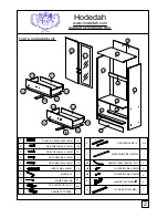 Preview for 2 page of Hodedah HI 288 Assembly Instructions Manual