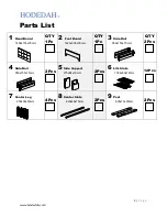 Предварительный просмотр 5 страницы Hodedah HI 681 Assembly Instructions Manual