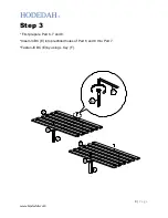 Предварительный просмотр 9 страницы Hodedah HI 681 Assembly Instructions Manual