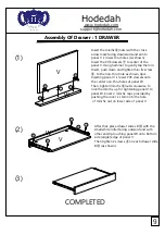 Preview for 9 page of Hodedah HI W325 Assembly Instructions Manual