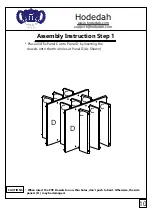 Preview for 10 page of Hodedah HI W325 Assembly Instructions Manual