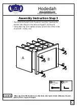 Preview for 12 page of Hodedah HI W325 Assembly Instructions Manual