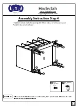 Preview for 13 page of Hodedah HI W325 Assembly Instructions Manual