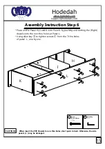 Preview for 15 page of Hodedah HI W325 Assembly Instructions Manual