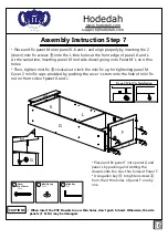 Preview for 16 page of Hodedah HI W325 Assembly Instructions Manual