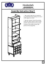 Preview for 18 page of Hodedah HI W325 Assembly Instructions Manual