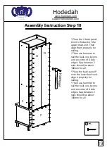 Preview for 19 page of Hodedah HI W325 Assembly Instructions Manual