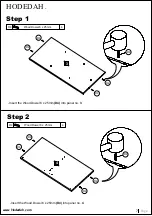 Предварительный просмотр 7 страницы Hodedah HI1115-F Assembly Instructions Manual