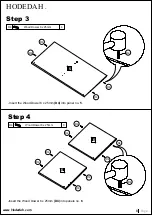 Предварительный просмотр 8 страницы Hodedah HI1115-F Assembly Instructions Manual