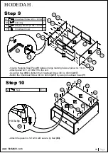 Предварительный просмотр 11 страницы Hodedah HI1115-F Assembly Instructions Manual