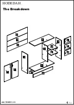 Preview for 6 page of Hodedah HI1116-F Assembly Instructions Manual