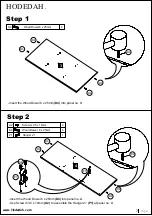 Preview for 7 page of Hodedah HI1116-F Assembly Instructions Manual